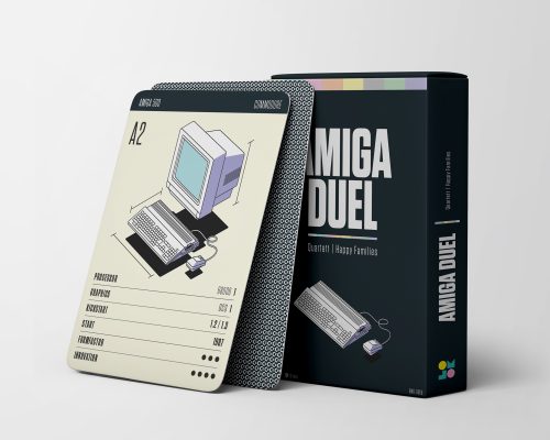 Amiga Duel: box and sample card